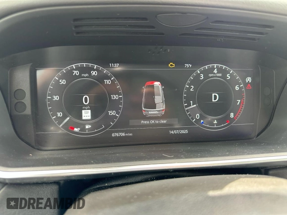 2018 Land Rover Range Rover Sport HSE z VIN SALWR2RV9JA198012, wystawiony jako Copart lot #64983805 z przebiegiem 76 706 mil mil oraz Czysty tytuł • Clean title. Historia ofert i sprzedaży dostępna na DreamBid. Obrazek 5.