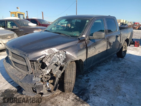 2017 Ram 1500 Express z VIN 1C6RR7KG1HS539878, wystawiony jako Copart lot #49818715 z przebiegiem 103 273 mil mil oraz Szkoda całkowita • Salvage title. Historia ofert i sprzedaży dostępna na DreamBid. Obrazek 1.