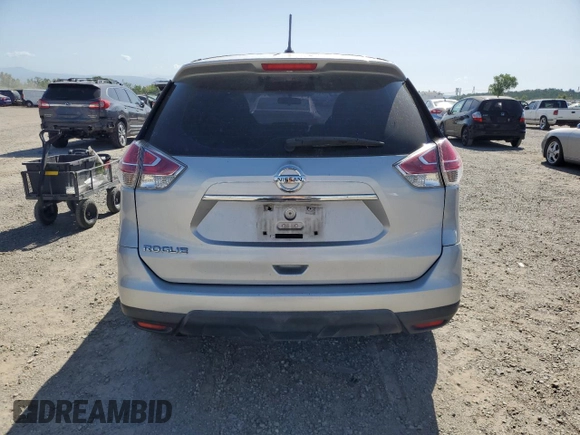 2016 Nissan Rogue S with VIN 5N1AT2MTXGC821929, listed as a Copart auction lot 54233025 with 146,020 mi miles and Clean Title. Bid and sale history available at carsss.com. Image 6.