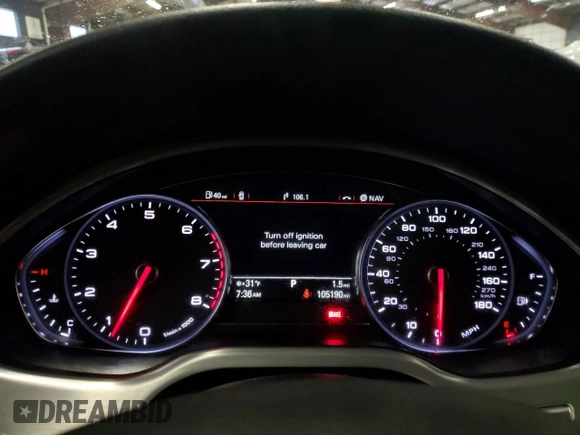 2013 Audi A8 3.0L with VIN WAUAGAFD6DN019898, listed as a Copart auction lot 45758405 with 105,190 mi miles and Clean title. Bid and sale history available at DreamBid. Image 9.