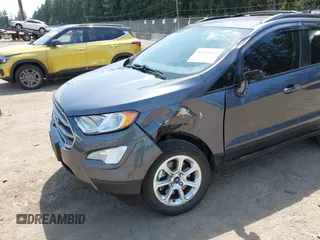 2021 Ford EcoSport SE with VIN MAJ6S3GL6MC454589, listed as a IAAI auction lot 42519464 with 78,213 mi miles and . Bid and sale history available at DreamBid. Image 6.