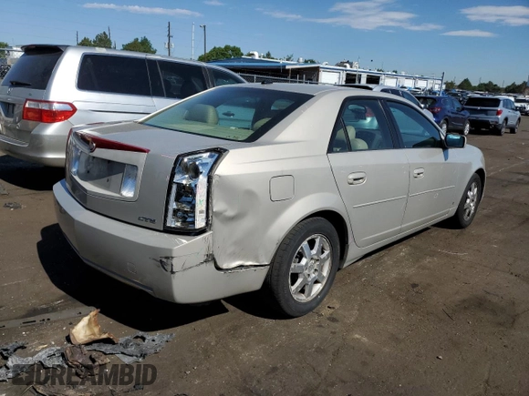 2007 Cadillac CTS with VIN 1G6DP577270137967, listed as a Copart auction lot 60741934 with 141,487 mi miles and Salvage Title. Bid and sale history available at carsss.com. Image 3.