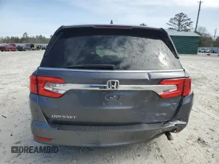 2020 Honda Odyssey Elite with VIN 5FNRL6H91LB023846, listed as a Copart auction lot 48240135 with 92,400 mi miles and Salvage title. Bid and sale history available at DreamBid. Image 6.