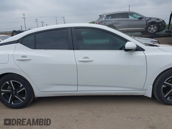2024 Nissan Sentra SV with VIN 3N1AB8CV6RY279447, listed as a IAAI auction lot 42306959 with 21,720 mi miles and . Bid and sale history available at DreamBid. Image 13.