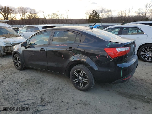 2012 Kia Rio LX with VIN KNADM4A35C6088175, listed as a Copart auction lot 42489305 with 132,236 mi miles and Salvage Title. Bid and sale history available at carsss.com. Image 2.
