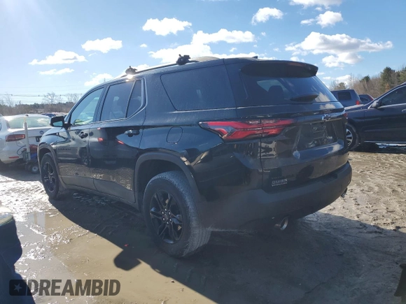 2022 Chevrolet Traverse LT Cloth with VIN 1GNEVGKW1NJ137331, listed as a Copart auction lot 46628215 with 28,137 mi miles and Salvage Title. Bid and sale history available at carsss.com. Image 2.