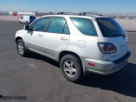 2001 Lexus RX 300 with VIN JTJHF10U410170080, listed as a IAAI auction lot 41659411 with 243,840 mi miles. Bid and sale history available at carsss.com. Image 3.