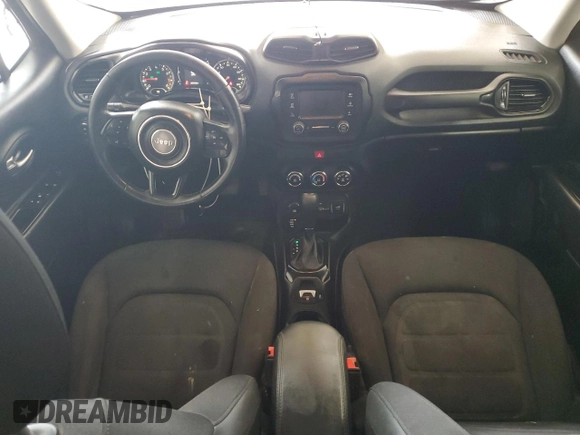 2017 Jeep Renegade Altitude with VIN ZACCJBBB0HPE64660, listed as a Copart auction lot 58768965 with 127,278 mi miles and Salvage title. Bid and sale history available at DreamBid. Image 8.