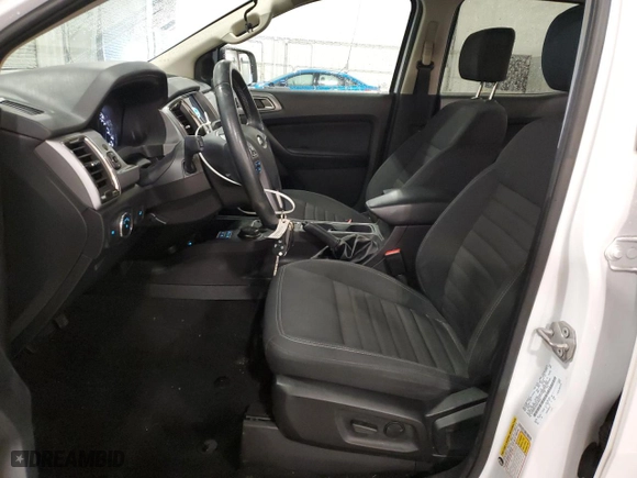 2023 Ford Ranger XL with VIN 1FTER4FH2PLE18522, listed as a Copart auction lot 43559915 with 13,529 mi miles and Salvage Title. Bid and sale history available at carsss.com. Image 7.