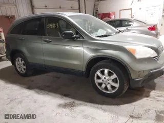 2007 Honda CR-V EX with VIN JHLRE48587C025093, listed as a IAAI auction lot 41155923 with 1 mi miles. Bid and sale history available at carsss.com. Image 1.