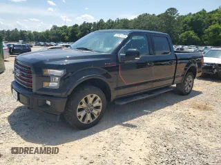 2017 Ford F-150 XL with VIN 1FTFW1EF8HFB92417, listed as a Copart auction lot 57821515 with 68,003 mi miles and Salvage title. Bid and sale history available at DreamBid. Image 1.