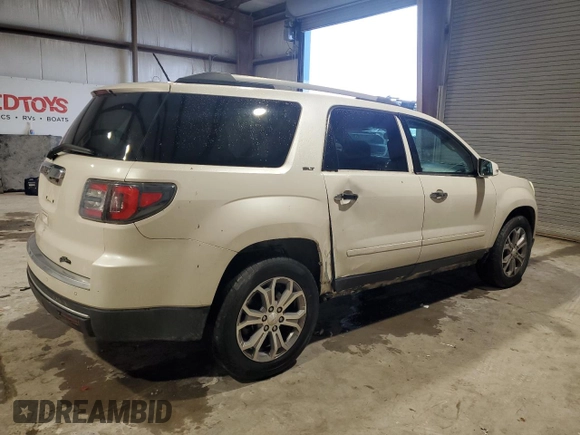 2014 GMC Acadia SLT with VIN 1GKKRRKD3EJ110582, listed as a Copart auction lot 44424785 with 208,586 mi miles and Salvage Title. Bid and sale history available at carsss.com. Image 3.
