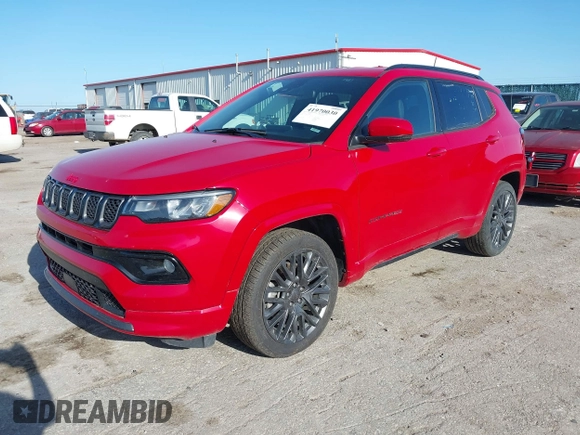 2023 Jeep Compass Limited with VIN 3C4NJDCN1PT543677, listed as a IAAI auction lot 41970030 with 35,524 mi miles and . Bid and sale history available at carsss.com. Image 17.