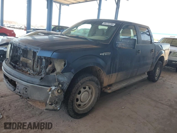 2013 Ford F-150 XL with VIN 1FTFW1EF0DKG54969, listed as a Copart auction lot 59775795 with 177,709 mi miles and Salvage title. Bid and sale history available at DreamBid. Image 1.
