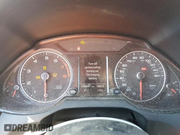 2013 Audi Q5 Premium Plus with VIN WA1LFAFP9DA033093, listed as a Copart auction lot 58893375 with 199,844 mi miles and Clean title. Bid and sale history available at DreamBid. Image 9.