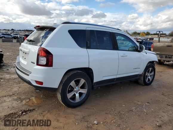 2016 Jeep Compass High Altitude with VIN 1C4NJDEB3GD797691, listed as a Copart auction lot 80340604 with 95,404 mi miles and Salvage title. Bid and sale history available at DreamBid. Image 3.