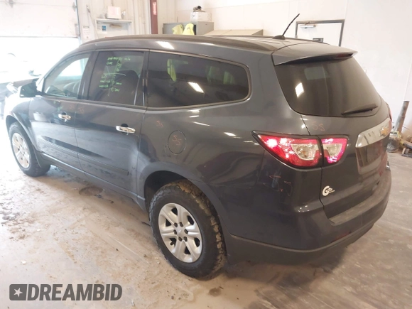 2013 Chevrolet Traverse LS with VIN 1GNKRFEDXDJ115662, listed as a IAAI auction lot 41879095 with 198,150 mi miles. Bid and sale history available at carsss.com. Image 3.