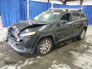 2014 Jeep Cherokee Limited with VIN 1C4PJLDS8EW283387, listed as a Copart auction lot 56504255 with 146,033 mi miles and Salvage title. Bid and sale history available at DreamBid. Image 1.