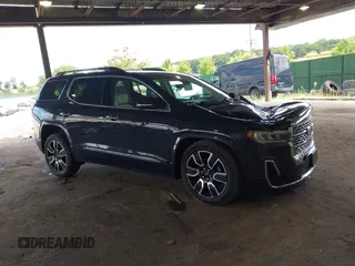 2020 GMC Acadia Denali with VIN 1GKKNXLS4LZ208967, listed as a IAAI auction lot 40094221 with 1 mi miles. Bid and sale history available at carsss.com. Image 1.