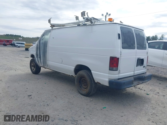 2011 Ford Econoline Cargo Commercial with VIN 1FTNE2EL0BDB36890, listed as a IAAI auction lot 42049933 with Not Provided miles. Bid and sale history available at carsss.com. Image 3.