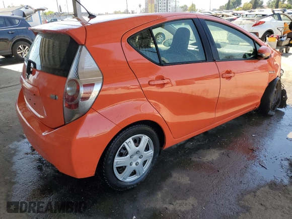 2012 Toyota Prius One with VIN JTDKDTB34C1022359, listed as a Copart auction lot 51339895 with 174,914 mi miles and Salvage Title. Bid and sale history available at DreamBid. Image 3.
