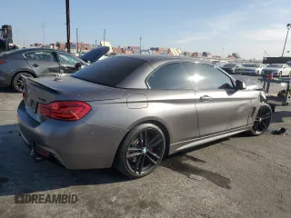 2018 BMW 4 Series 440i with VIN WBA4Z5C56JEA32922, listed as a Copart auction lot 85752364 with 31,105 mi miles and Salvage title. Bid and sale history available at DreamBid. Image 3.
