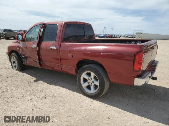 2008 Dodge 1500 SLT with VIN 1D7HA18268J171875, listed as a Copart auction lot 51164035 with 259,676 mi miles and Salvage title. Bid and sale history available at DreamBid. Image 2.