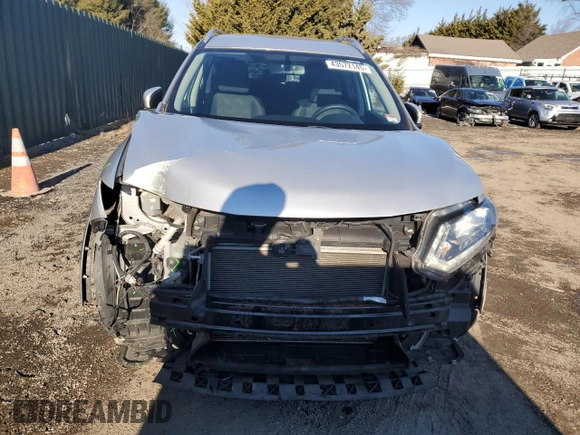 2016 Nissan Rogue SV with VIN KNMAT2MV3GP696657, listed as a Copart auction lot 43572145 with 120,728 mi miles and Salvage Title. Bid and sale history available at carsss.com. Image 5.