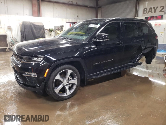 2023 Jeep Grand Cherokee Limited z VIN 1C4RJHBGXPC531874, wystawiony jako Copart lot #49429995 z przebiegiem 22 519 mil mil oraz Szkoda całkowita • Salvage title. Historia ofert i sprzedaży dostępna na DreamBid. Obrazek 1.