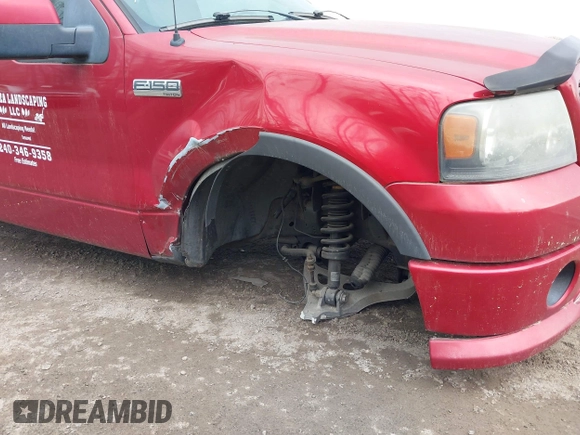 2008 Ford F-150 STX with VIN 1FTRX12W48KC19733, listed as a IAAI auction lot 41213502 with 240,267 mi miles and . Bid and sale history available at carsss.com. Image 6.