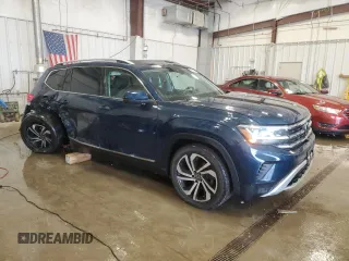 2021 Volkswagen Atlas SEL Premium with VIN 1V2TR2CA3MC509859, listed as a Copart auction lot 55265945 with 69,841 mi miles and Non repairable. Bid and sale history available at DreamBid. Image 4.