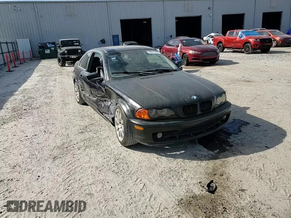 2003 BMW 3 Series 325Ci with VIN WBABN33443PG61696, listed as a Copart auction lot 48861845 with 181,107 mi miles and Salvage Title. Bid and sale history available at carsss.com. Image 12.