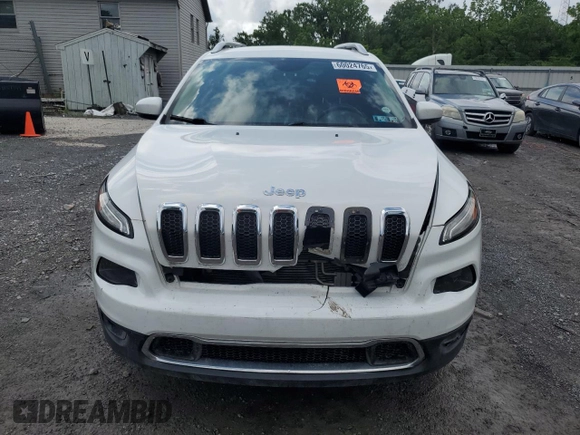 2018 Jeep Cherokee Limited with VIN 1C4PJMDB9JD520660, listed as a Copart auction lot 60024765 with 87,894 mi miles and Salvage title. Bid and sale history available at DreamBid. Image 5.
