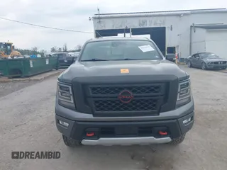 2023 Nissan Titan SV with VIN 1N6AA1ED7PN106443, listed as a IAAI auction lot 42166641 with 25,814 mi miles and . Bid and sale history available at DreamBid. Image 6.