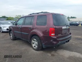 2013 Honda Pilot LX with VIN 5FNYF4H25DB029032, listed as a IAAI auction lot 42661736 with 128,096 mi miles and . Bid and sale history available at DreamBid. Image 3.