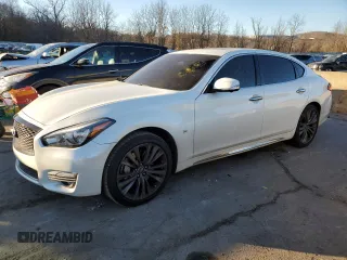 2018 Infiniti Q70 Luxe с VIN JN1BY1PR8JM370296, выставлен на аукционе Copart как лот 80748364 с пробегом Не указан миль и Списание • Salvage title. История ставок и продаж доступна на DreamBid. Изображение 1.