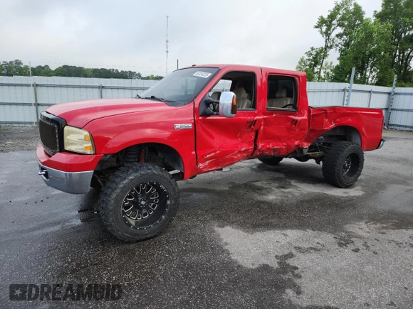 2006 Ford F-250 XL with VIN 1FTSW21P46EB54107, listed as a Copart auction lot 58334325 with 257,240 mi miles and Salvage title. Bid and sale history available at DreamBid. Image 1.