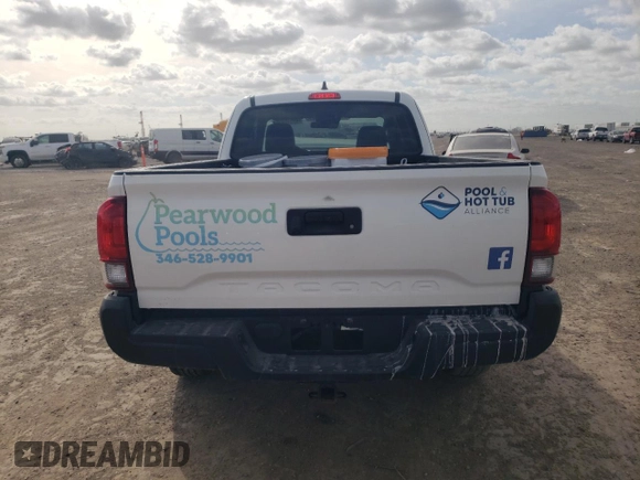 2023 Toyota Tacoma SR with VIN 3TYRX5GN2PT083718, listed as a Copart auction lot 49546035 with 23,005 mi miles and Salvage title. Bid and sale history available at DreamBid. Image 6.