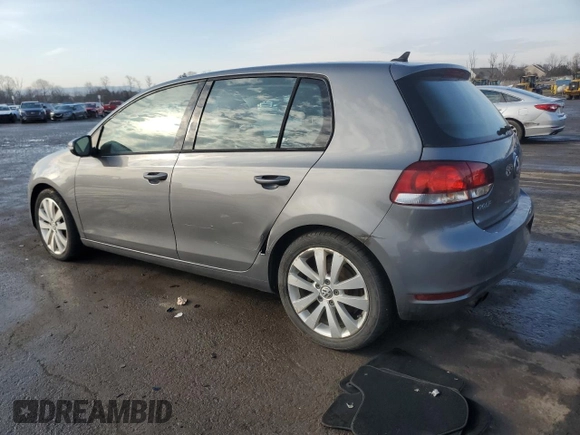 2014 Volkswagen Golf TDI w/Sunroof & Nav z VIN WVWDM7AJXEW005037, wystawiony jako Copart lot #43380895 z przebiegiem Nie podano mil oraz Czysty tytuł • Clean title. Historia ofert i sprzedaży dostępna na DreamBid. Obrazek 2.