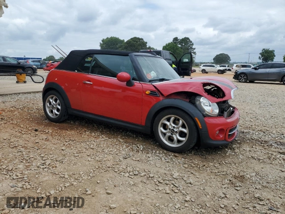 2012 MINI Convertible z VIN WMWZN3C51CT133755, wystawiony jako Copart lot #59588145 z przebiegiem 100 292 mil mil oraz Szkoda całkowita • Salvage title. Historia ofert i sprzedaży dostępna na DreamBid. Obrazek 4.