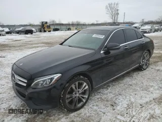 2016 Mercedes-Benz C 300 Luxury with VIN 55SWF4KB7GU176021, listed as a Copart auction lot 45564335 with 128,719 mi miles and Salvage Title. Bid and sale history available at carsss.com. Image 1.