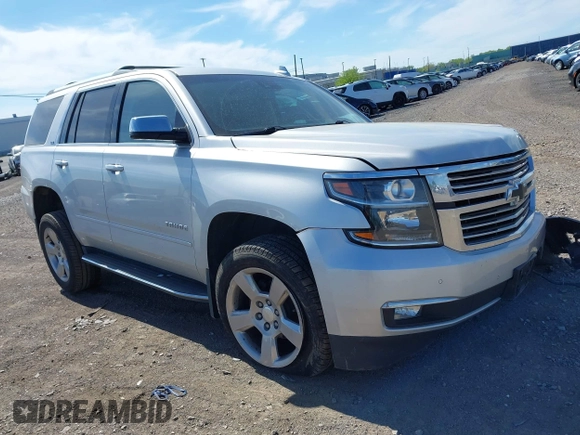 2016 Chevrolet Tahoe LTZ with VIN 1GNSKCKC1GR452600, listed as a IAAI auction lot 42305719 with 121,041 mi miles and . Bid and sale history available at DreamBid. Image 1.
