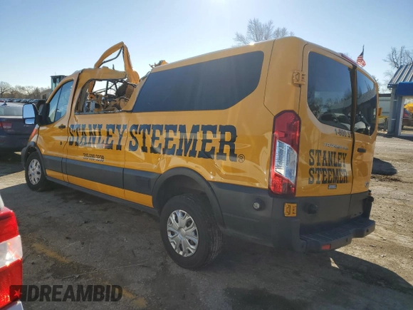 2015 Ford Transit with VIN 1FTNR2ZM8FKB28934, listed as a Copart auction lot 77167123 with Not Provided miles and Salvage Title. Bid and sale history available at DreamBid. Image 2.