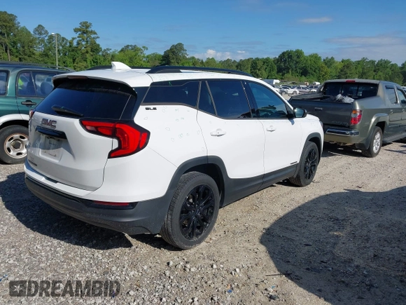 2020 GMC Terrain SLE with VIN 3GKALMEV9LL194935, listed as a IAAI auction lot 42190797 with 119,779 mi miles and . Bid and sale history available at DreamBid. Image 4.