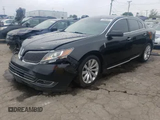 2013 Lincoln MKS with VIN 1LNHL9DK2DG615474, listed as a Copart auction lot 72992954 with 267,975 mi miles and Salvage Title. Bid and sale history available at carsss.com. Image 1.