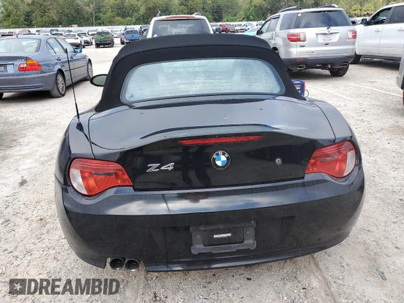 2006 BMW Z4 3.0si with VIN 4USBU53556LX01572, listed as a Copart auction lot 76093094 with 170,750 mi miles and Salvage Title. Bid and sale history available at carsss.com. Image 6.