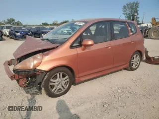 2008 Honda Fit Sport with VIN JHMGD37668S008214, listed as a Copart auction lot 70788574 with 306,614 mi miles and Salvage Title. Bid and sale history available at carsss.com. Image 1.