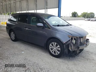 2014 Honda Odyssey EX-L with VIN 5FNRL5H60EB125478, listed as a Copart auction lot 59218355 with 165,928 mi miles and Salvage title. Bid and sale history available at DreamBid. Image 4.