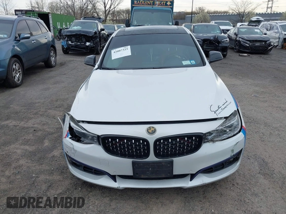 2016 BMW 3 Series GT 328i xDrive with VIN WBA8Z5C52GG502293, listed as a IAAI auction lot 42007325 with 64,659 mi miles. Bid and sale history available at carsss.com. Image 12.