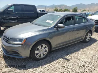 2017 Volkswagen Jetta S with VIN 3VW2B7AJXHM411947, listed as a Copart auction lot 63849845 with 43,423 mi miles and Salvage title. Bid and sale history available at DreamBid. Image 1.